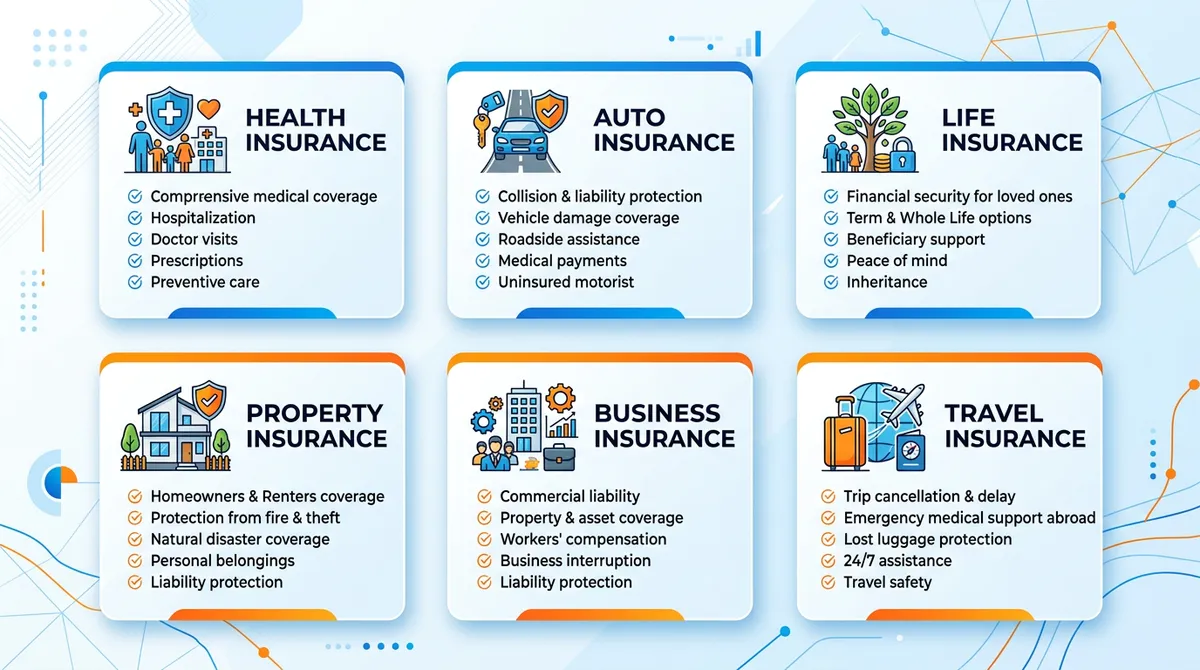 Виды страховых программ